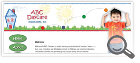 Web Design for Daycares