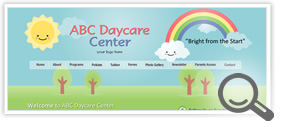 Websites for Daycares